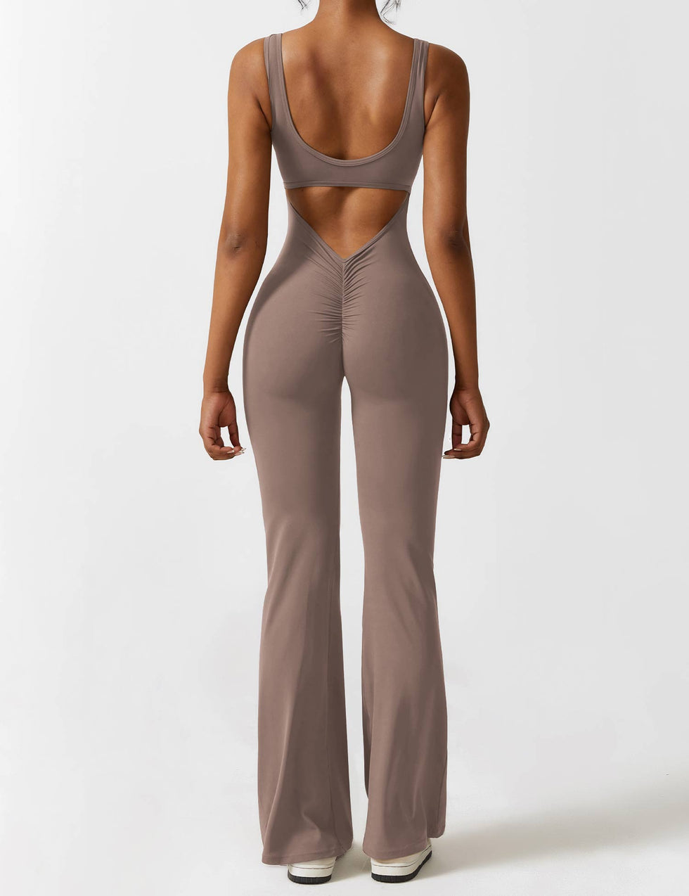 Yeoreo V-Back Flared Jumpsuit